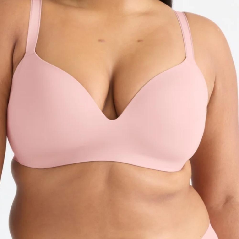 Knix WingWoman Contour Bra Rose Water Pink  size 8